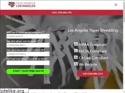 Sites similar to papershreddinginlosangeles.com