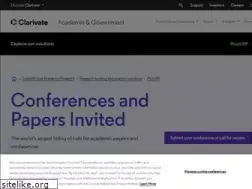 Sites similar to papersinvited.com