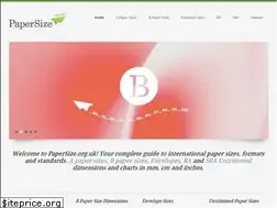 Sites similar to papersize.org.uk