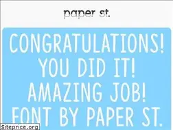 Sites similar to paperstreet.xyz