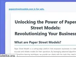 Sites similar to paperstreetmodels.com