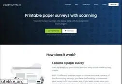 Sites similar to papersurvey.io