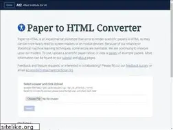 Sites similar to papertohtml.org