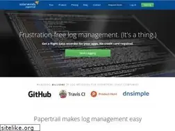 Sites similar to papertrail.com