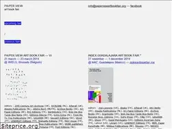 Sites similar to paperviewartbookfair.org