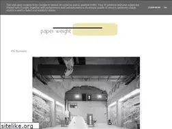 Sites similar to paperweightblog.blogspot.com