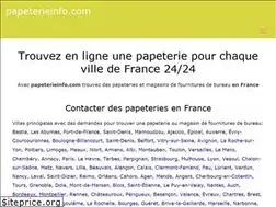 Sites similar to papeterieinfo.com