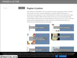 Sites similar to papier-a-lettre.fr