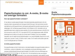 Sites similar to papierformaat.nl