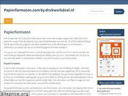Sites similar to papierformaten.com