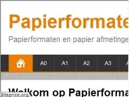 Sites similar to papierformaten.nl