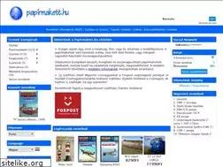 Sites similar to papirmakett.hu
