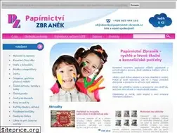 Sites similar to papirnictvi-zbranek.cz
