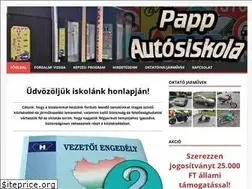 Sites similar to pappautosiskola.hu