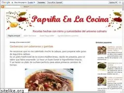 Sites similar to paprikaenlacocina.blogspot.com