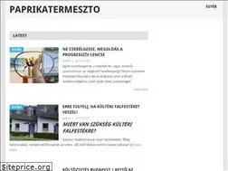 Sites similar to paprikatermeszto.hu
