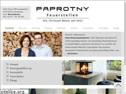 Sites similar to paprotny-kamine.com