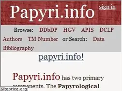Sites similar to papyri.info