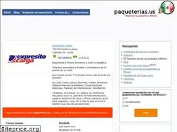 Sites similar to paqueterias.us