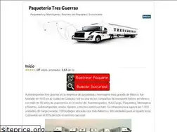 Sites similar to paqueteriatresguerras.com.mx