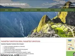 Sites similar to paquetesturisticosperu.com
