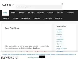 Sites similar to para-quesirve.com