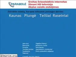 Sites similar to parabole.lt