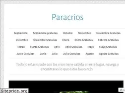 Sites similar to paracrios.com