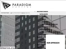 Sites similar to paradigmcap.com