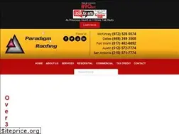 Sites similar to paradigmroofs.com