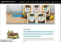 Sites similar to paradise-foods.com