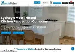 Sites similar to paradise-kitchens.com.au