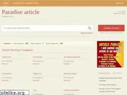 Sites similar to paradisearticle.com