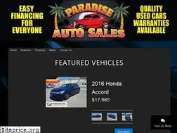 Sites similar to paradiseautocenter.com
