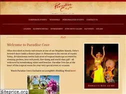 Sites similar to paradisecoveevents.com