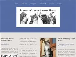 Sites similar to paradisegardenanimalhaven.org