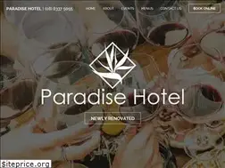 Sites similar to paradisehotel.com.au