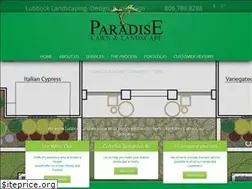 Sites similar to paradiselawnslubbock.com
