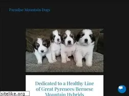 Sites similar to paradisemountaindogs.com