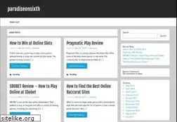 Sites similar to paradiseonsixth.com