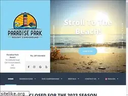 Sites similar to paradiseparkresort.com