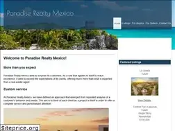 Sites similar to paradiserealtymexico.com