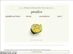 Sites similar to paradiso.restaurant
