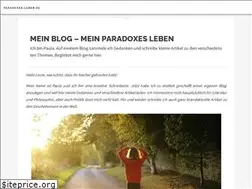Sites similar to paradoxes-leben.de