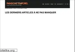 Sites similar to paradoxetemporel.fr