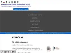 Sites similar to paradoxszerviz.hu
