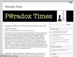 Sites similar to paradoxtimes.com