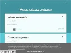 Sites similar to paraeducarestamos.blogspot.com
