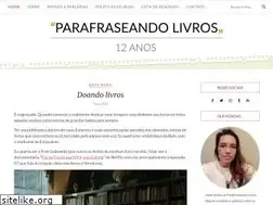 Sites similar to parafraseandolivros.com.br