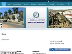 Sites similar to paraguacu.mg.gov.br